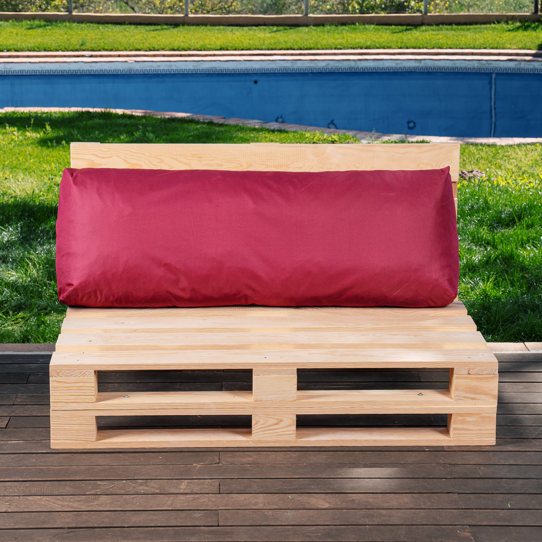 Almofada de Painel com Capa Impermeável Removível - Encosto 120x40 cm