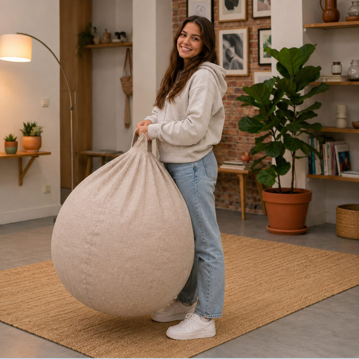 Puf Pera com Capa Removível - 105x85 Cm