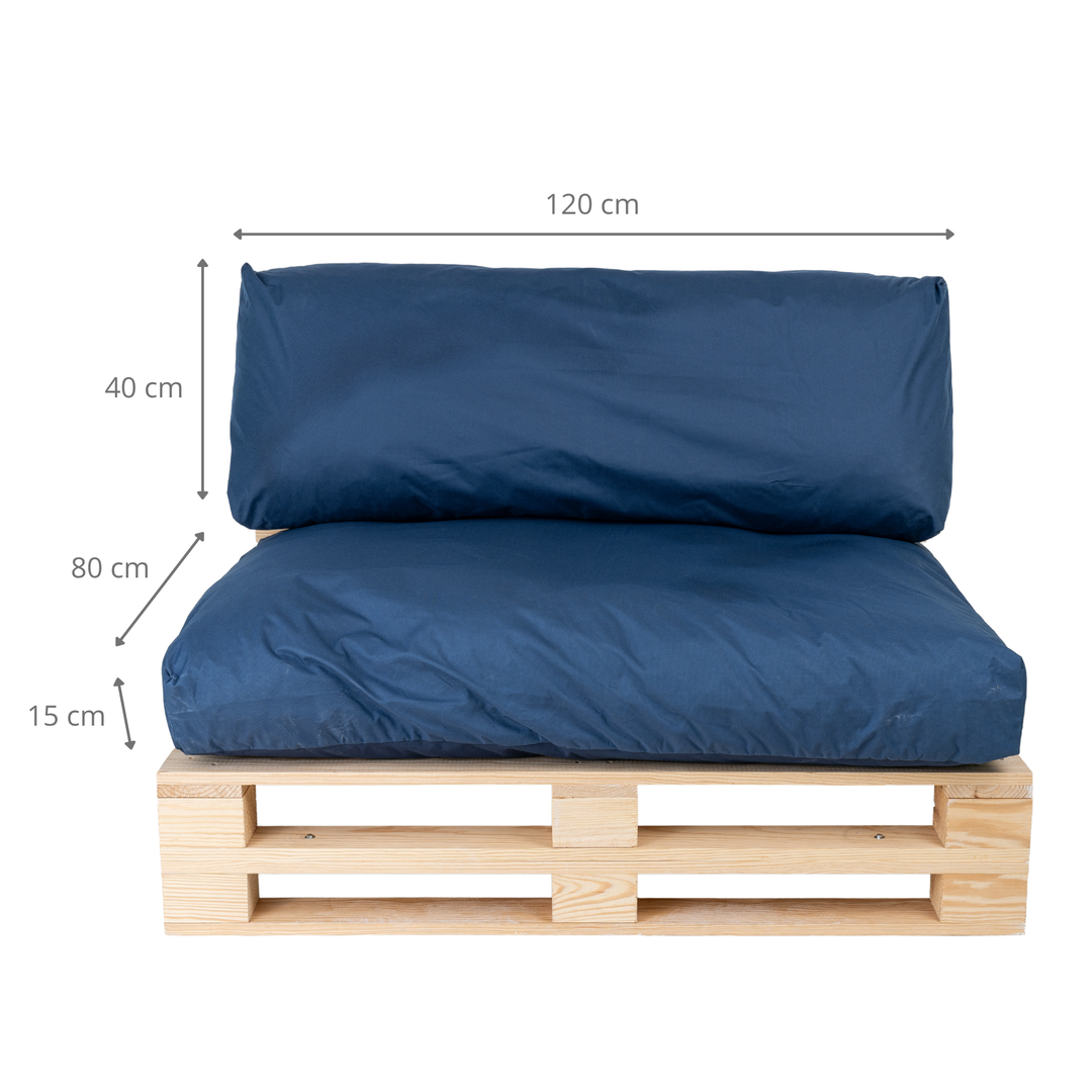 Almofadas de Palete Impermeáveis com Capa Removível - LOTE