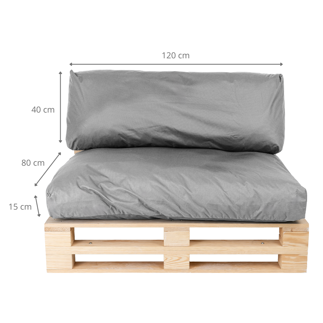 Almofadas de Palete Impermeáveis com Capa Removível - LOTE