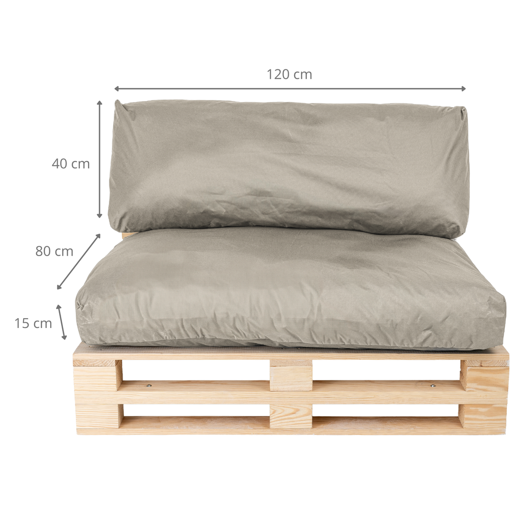 Almofadas de Palete Impermeáveis com Capa Removível - LOTE