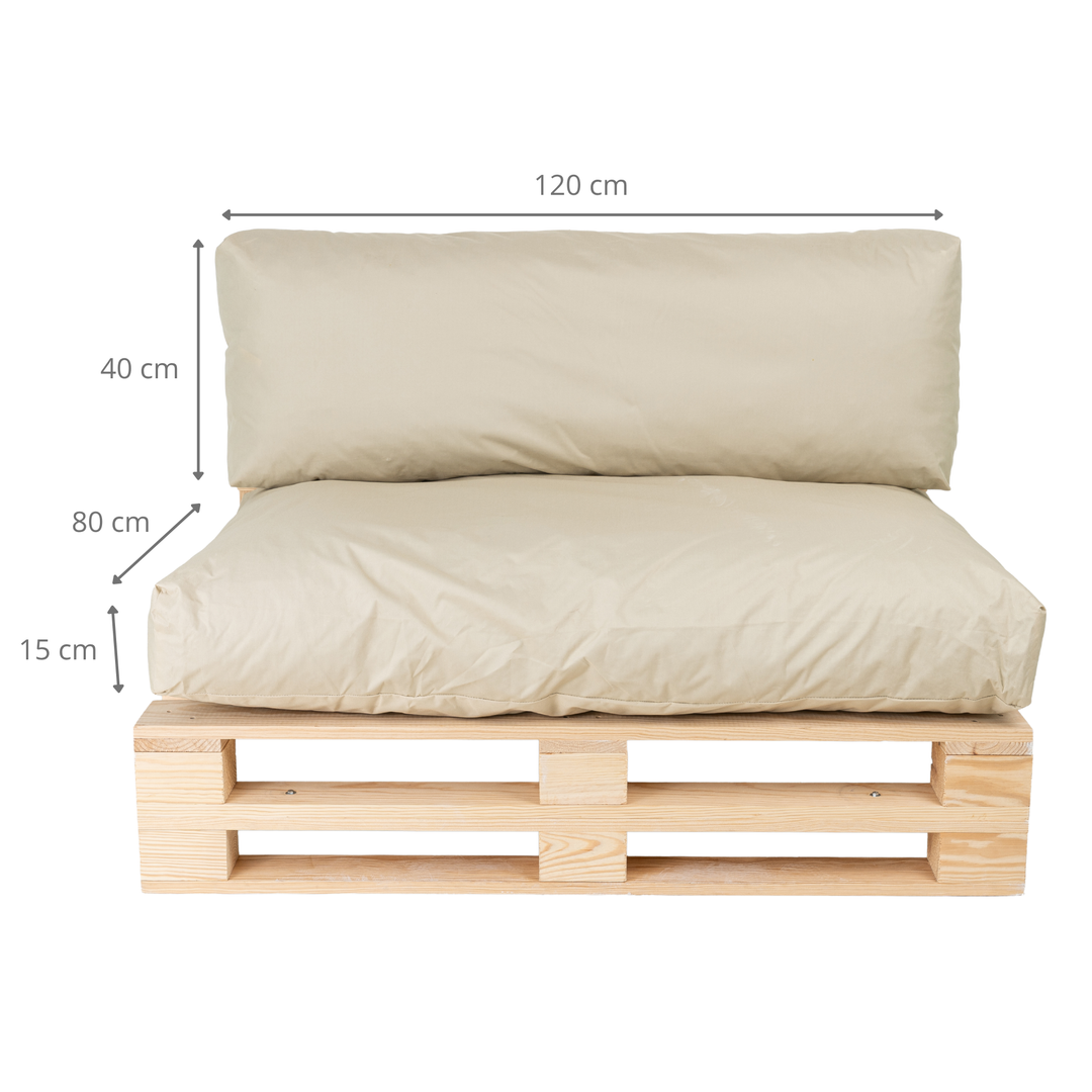 Almofadas de Palete Impermeáveis com Capa Removível - LOTE