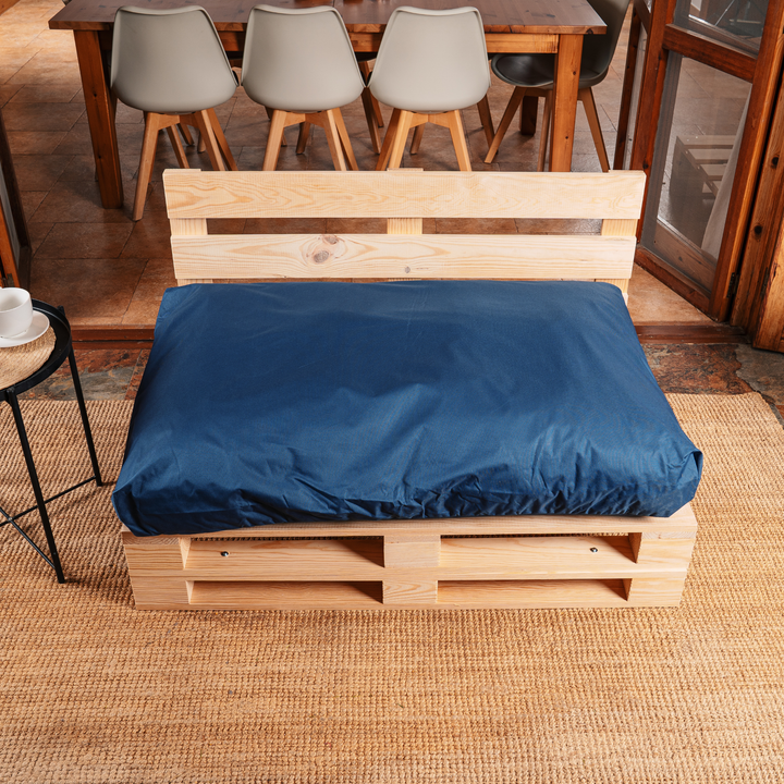 Almofada Pallet com Capa Impermeável - Assento 120x80 Cm