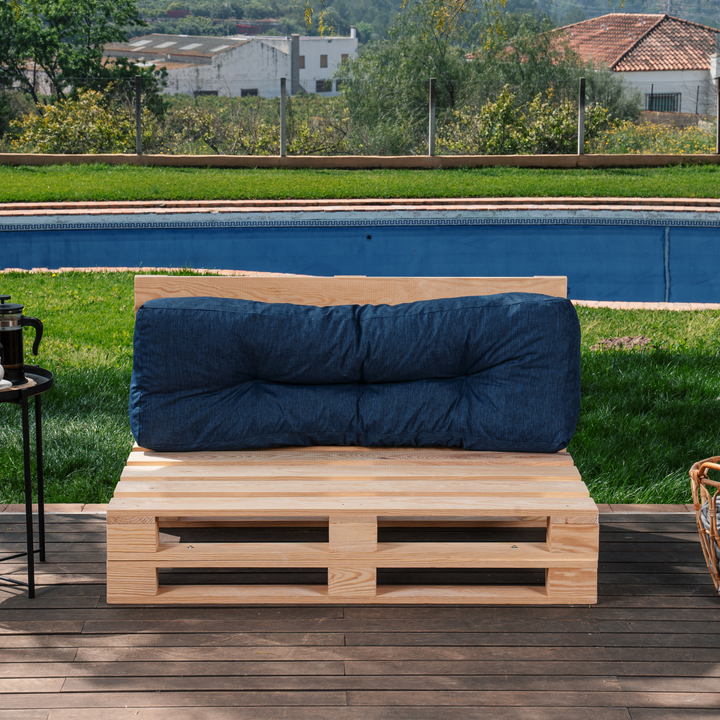 Apenas Encosto da Almofada Pallet - 120x40x15 Cm