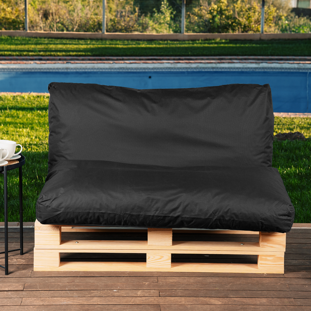 Almofada Palet Impermeável com Capa Removível - 120x60 Cm