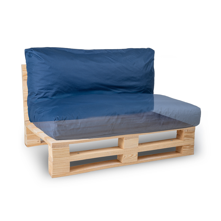 Almofada Palet Impermeável com Capa Removível - 120x60 Cm