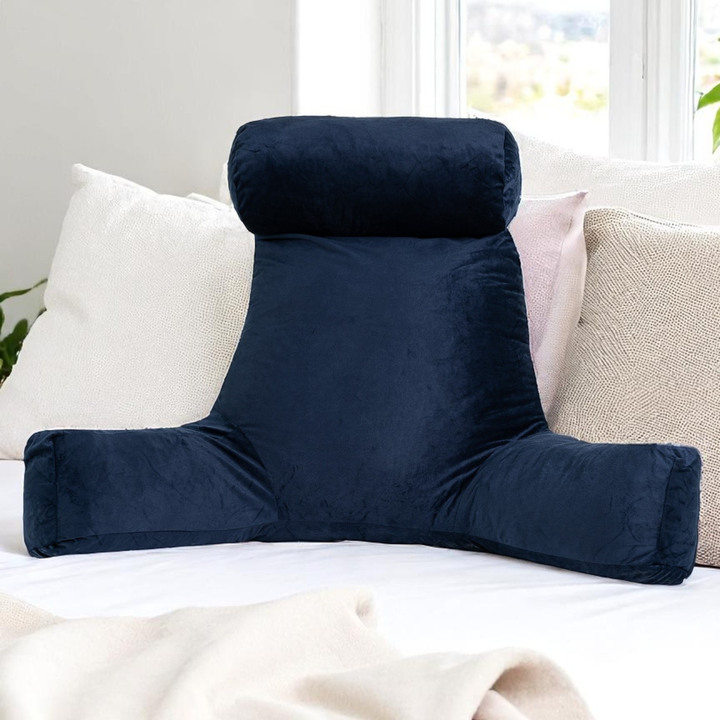 Almofada De Leitura Com Capa Removível Em Veludo