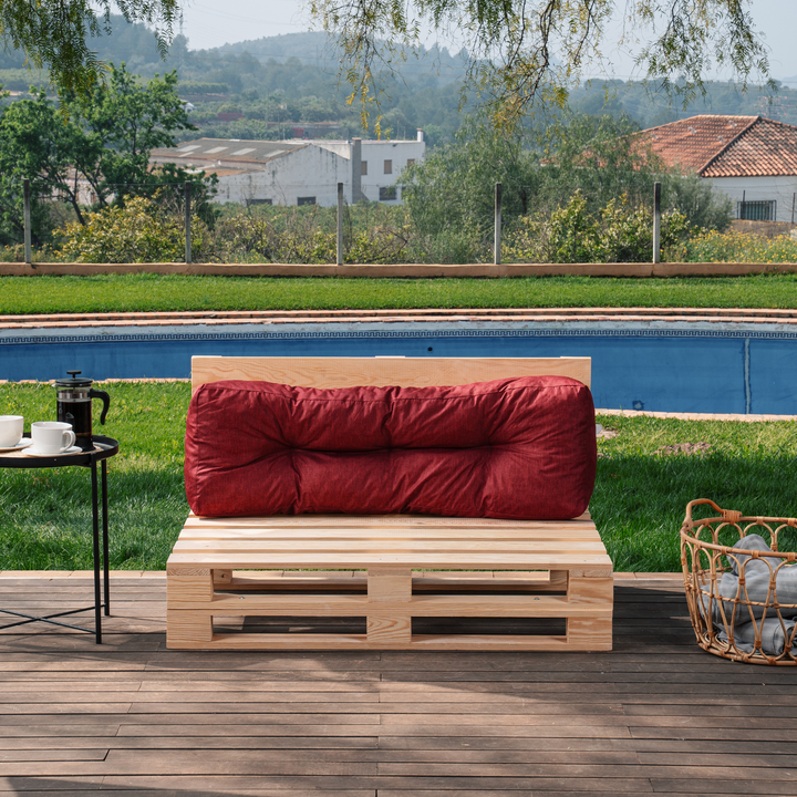Apenas Encosto da Almofada Pallet - 120x40x15 Cm