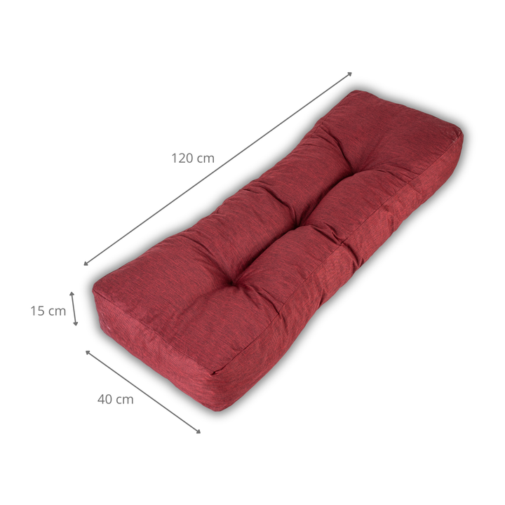 Apenas Encosto da Almofada Pallet - 120x40x15 Cm