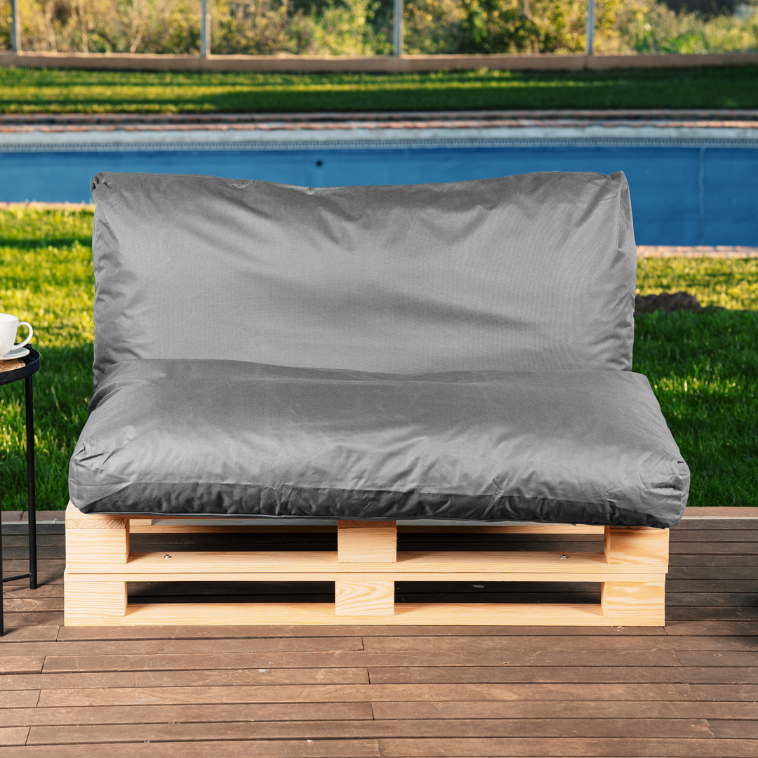 Almofada Palet Impermeável com Capa Removível - 120x60 Cm