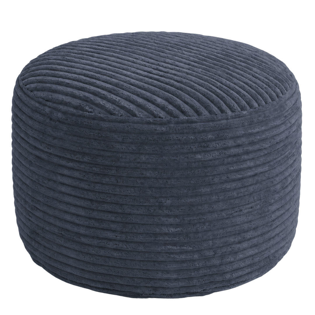 Repousapé com Capa Removível em Veludo Cotelê - 50 X 30 Cm