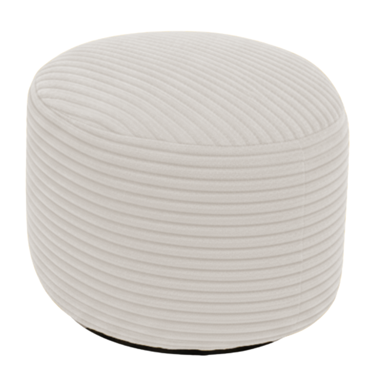 Repousapé com Capa Removível em Veludo Cotelê - 50 X 30 Cm