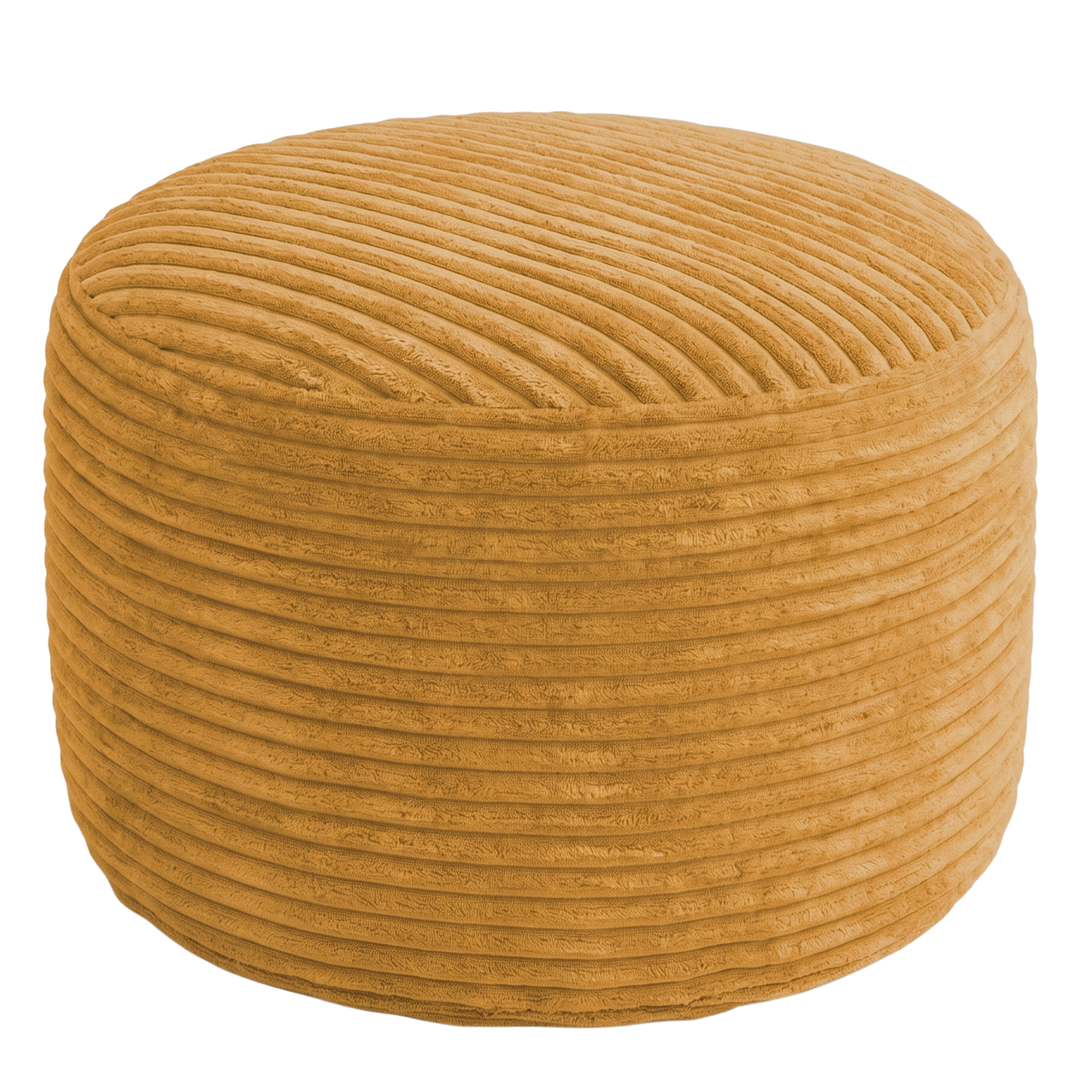 Repousapé com Capa Removível em Veludo Cotelê - 50 X 30 Cm