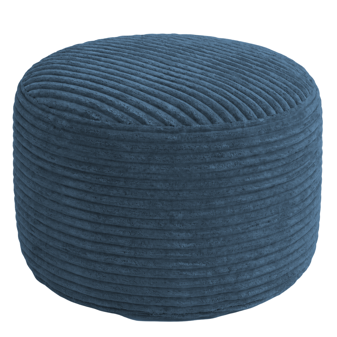 Repousapé com Capa Removível em Veludo Cotelê - 50 X 30 Cm