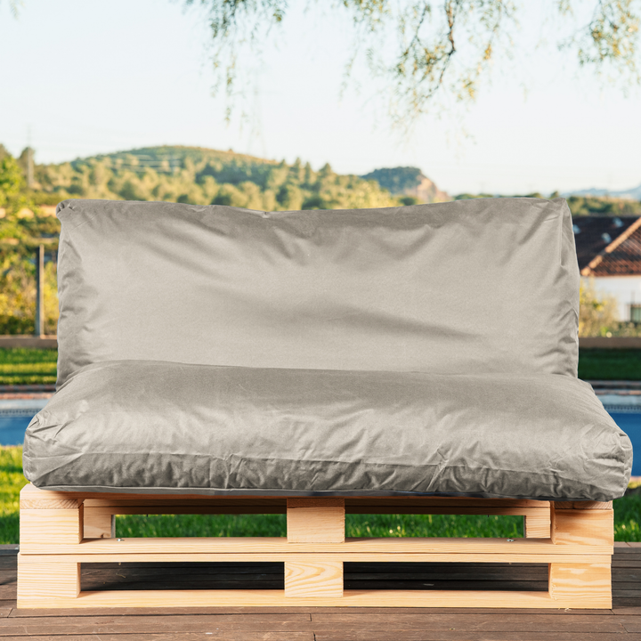 Almofada Palet Impermeável com Capa Removível - 120x60 Cm