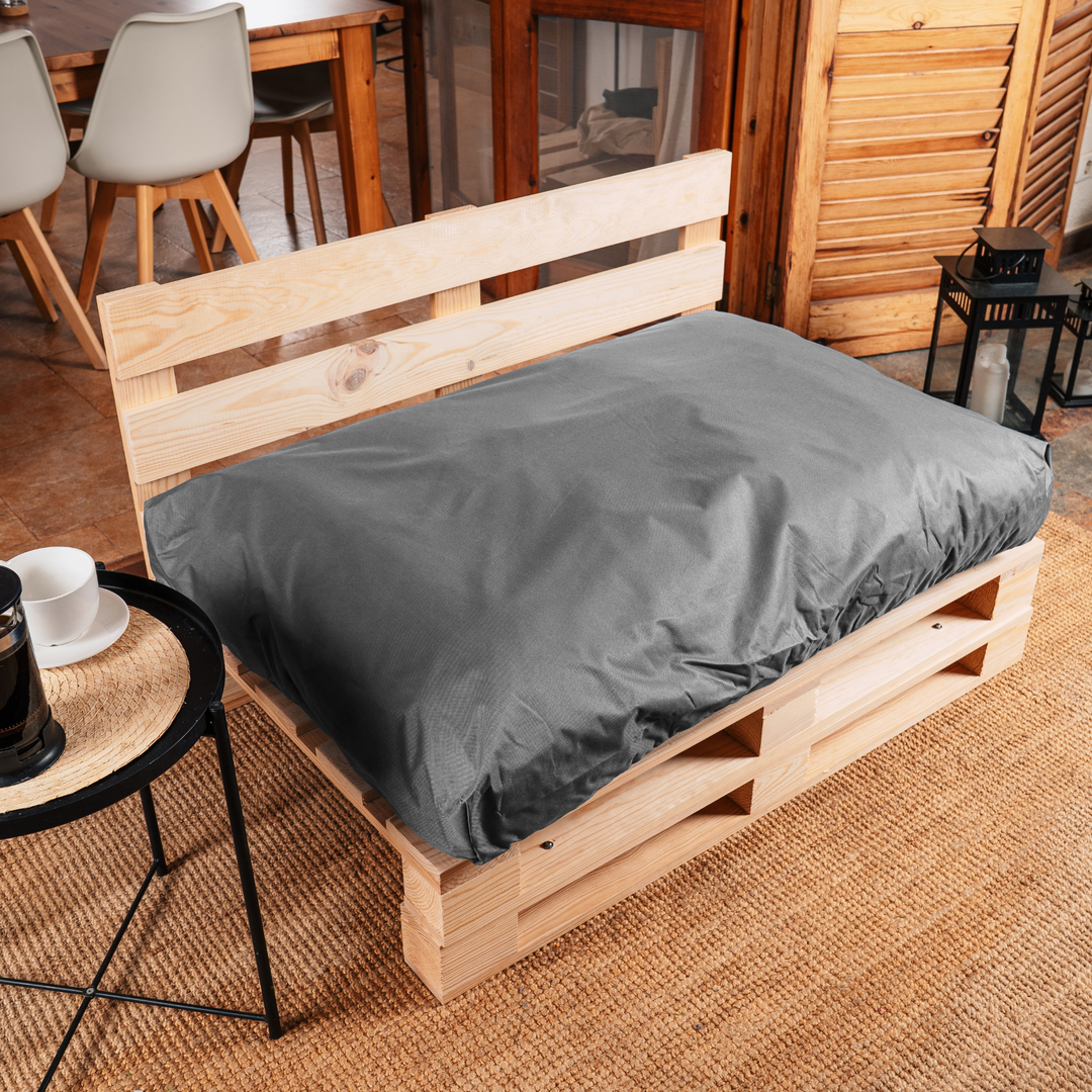 Almofada Pallet com Capa Impermeável - Assento 120x80 Cm