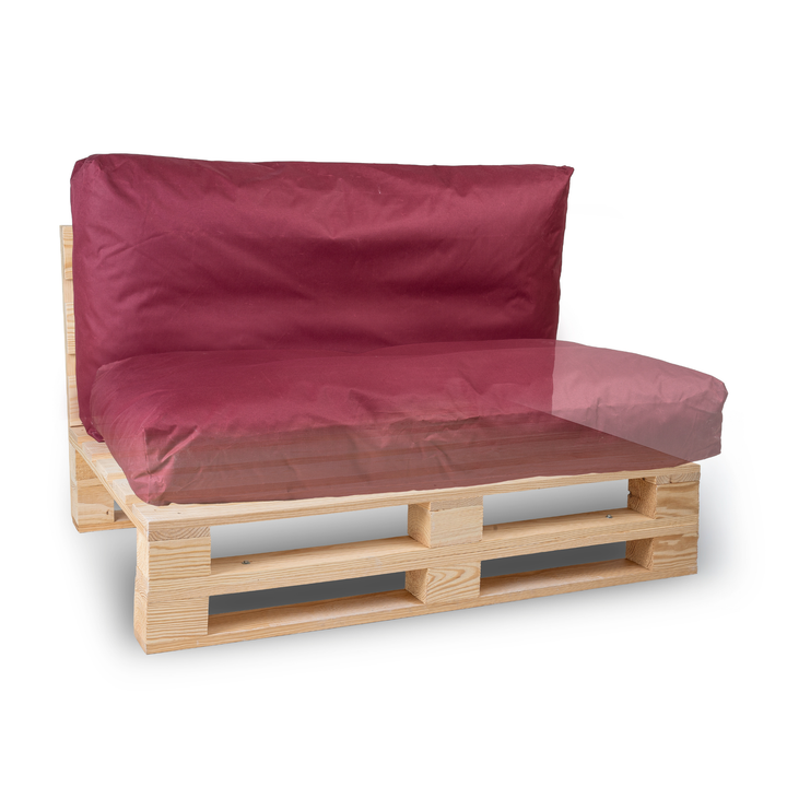 Almofada Palet Impermeável com Capa Removível - 120x60 Cm