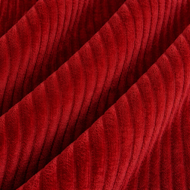 Repousapé com Capa Removível em Veludo Cotelê - 50 X 30 Cm
