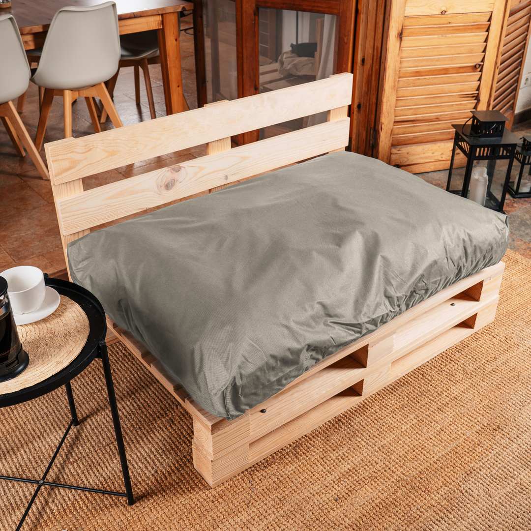 Almofada Pallet com Capa Impermeável - Assento 120x80 Cm