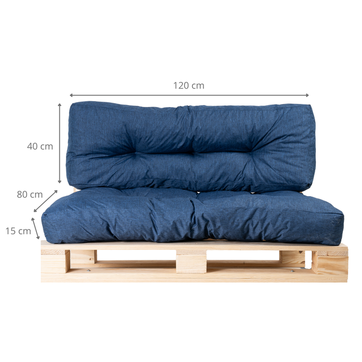 Conjunto Assento/Encosto Almofada Palete