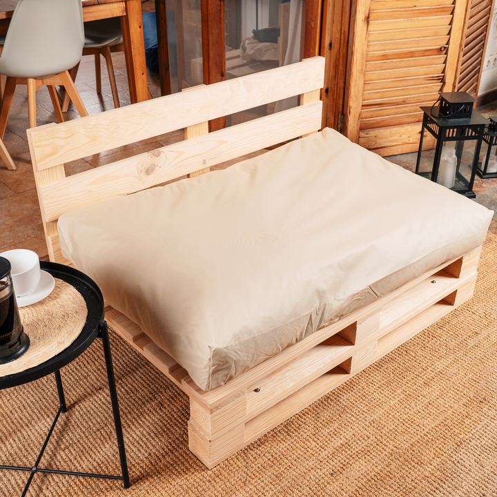 Almofada Pallet com Capa Impermeável - Assento 120x80 Cm