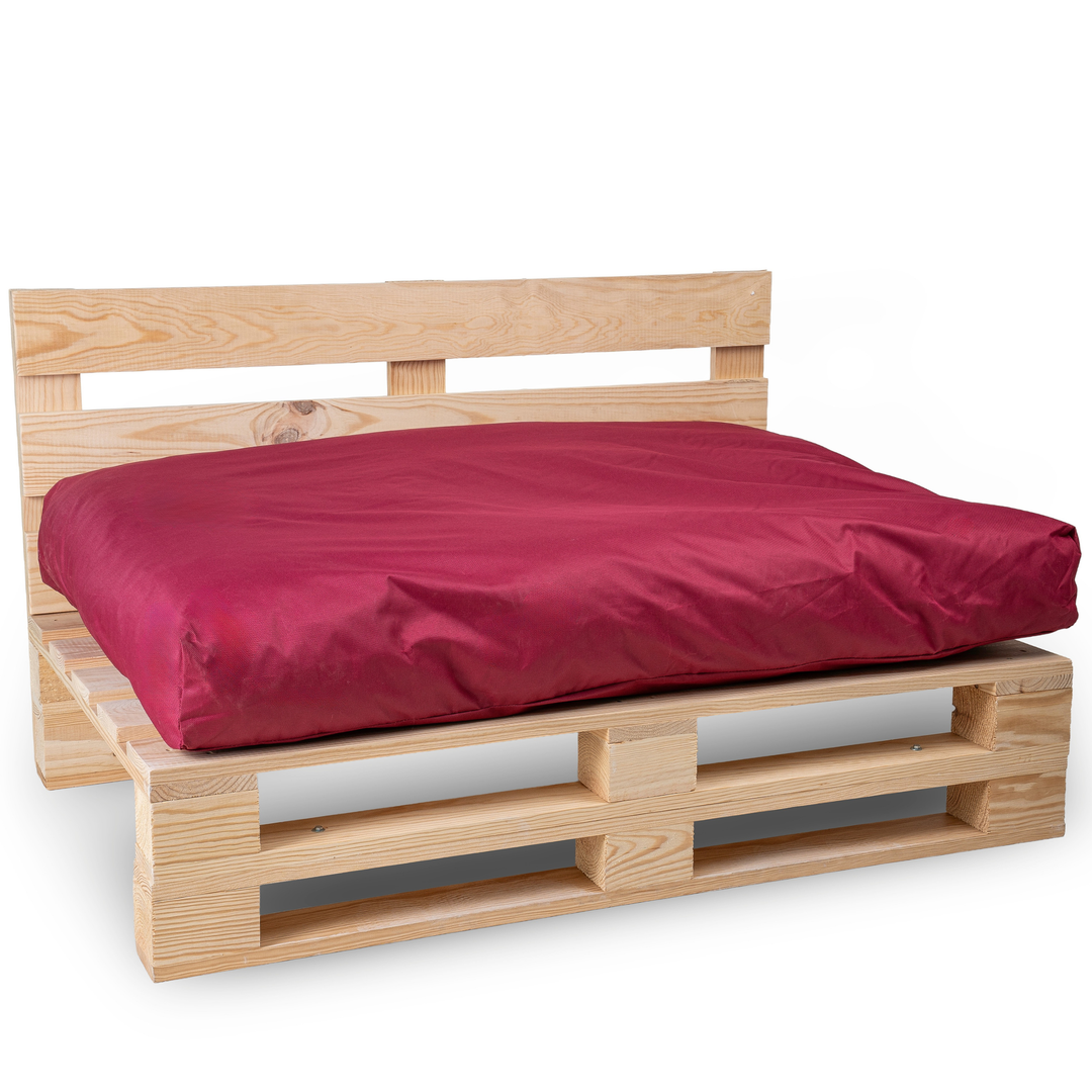 Almofada Pallet com Capa Impermeável - Assento 120x80 Cm