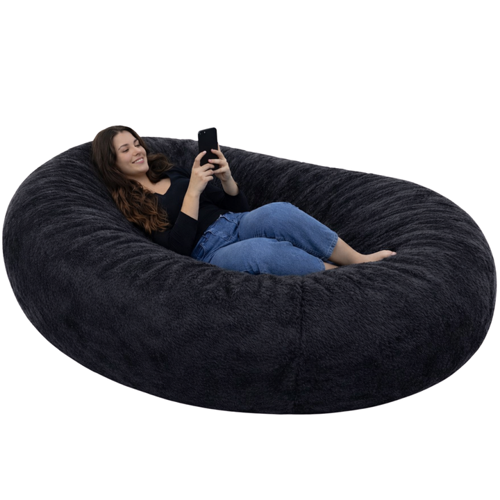 Puf Longo Gigante com capa removível - Pelo - 160 cm