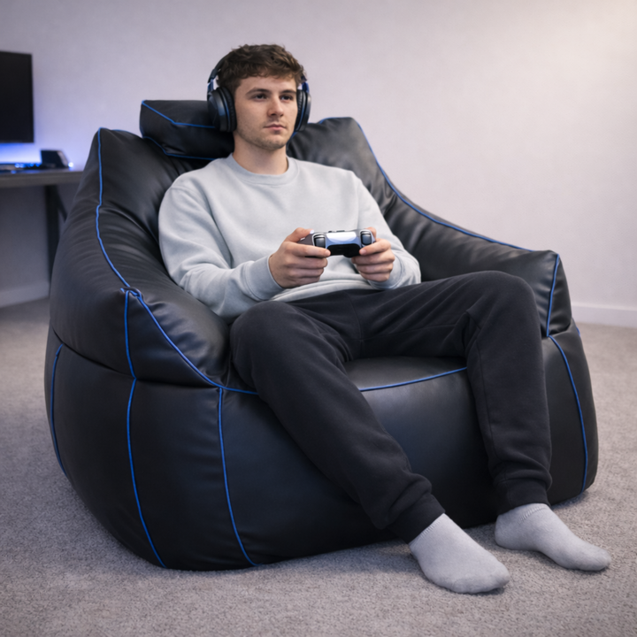 Puf gaming em pele sintética - 100x110 cm