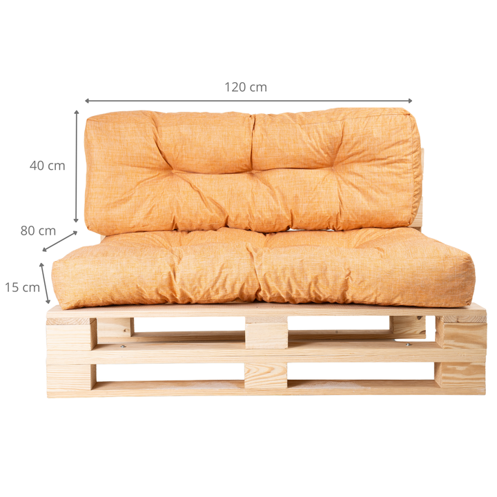 Conjunto Assento/Encosto Almofada Palete