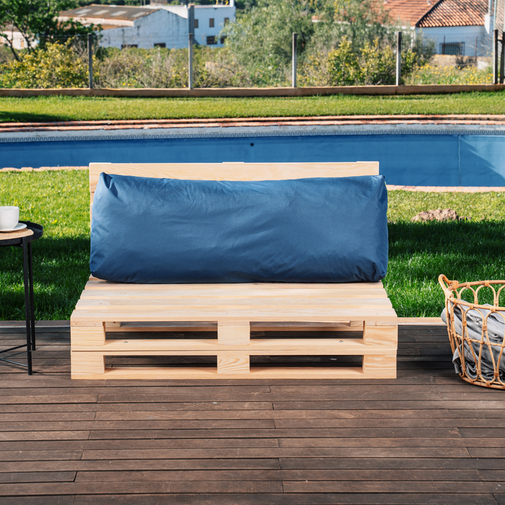 Almofada de Painel com Capa Impermeável Removível - Encosto 120x40 cm