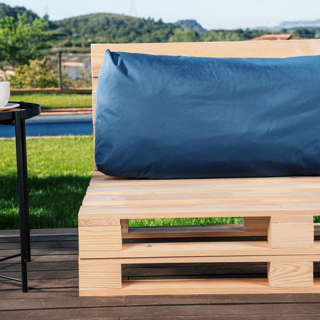 Almofada de Painel com Capa Impermeável Removível - Encosto 120x40 cm