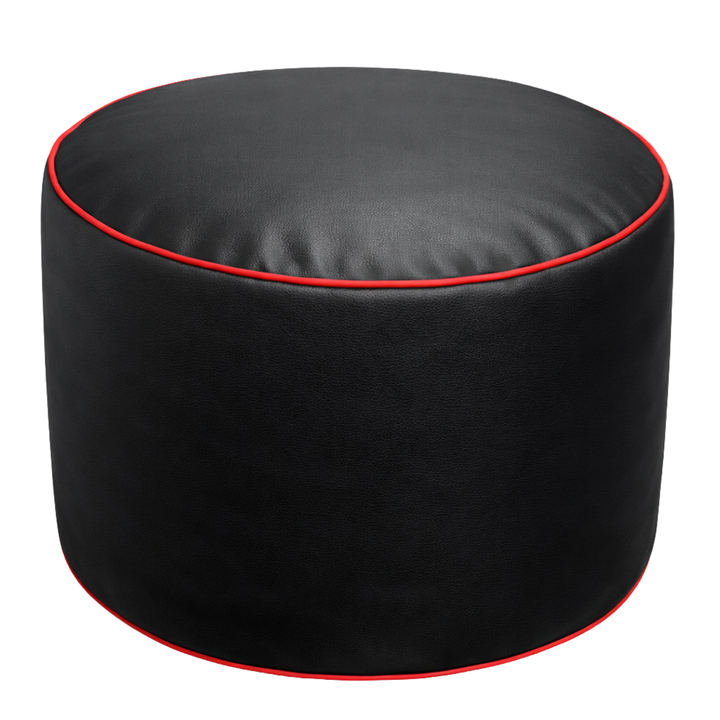 Puf gaming em pele sintética - 100x110 cm + Repousapé