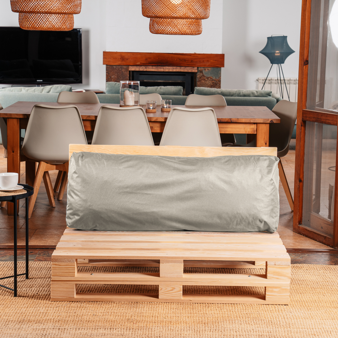 Almofada de Painel com Capa Impermeável Removível - Encosto 120x40 cm