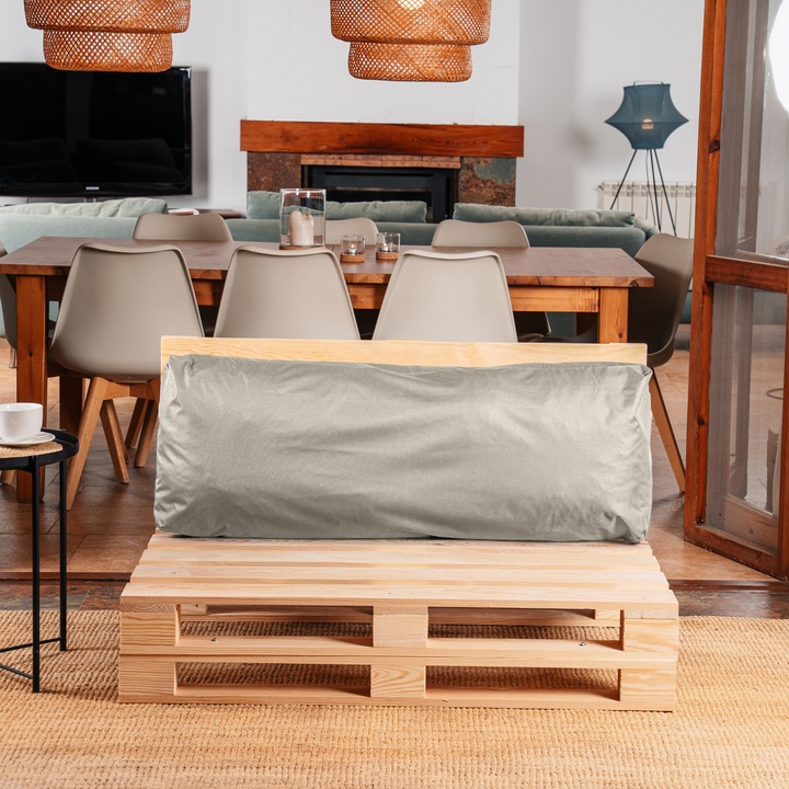 Almofada de Painel com Capa Impermeável Removível - Encosto 120x40 cm