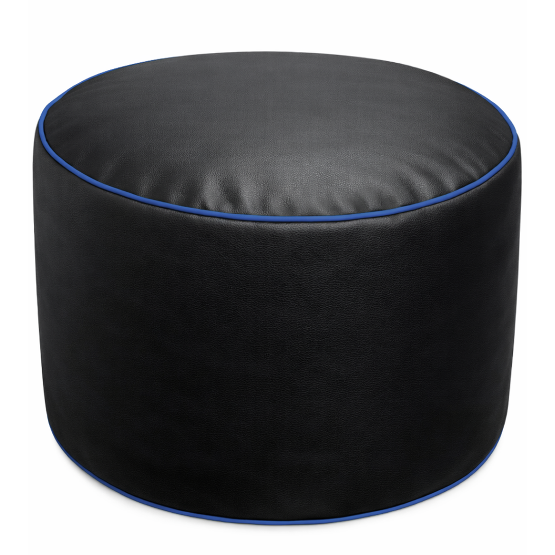 Puf gaming em pele sintética - 100x110 cm + Repousapé