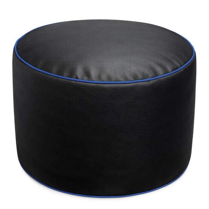 Puf gaming em pele sintética - 100x110 cm + Repousapé