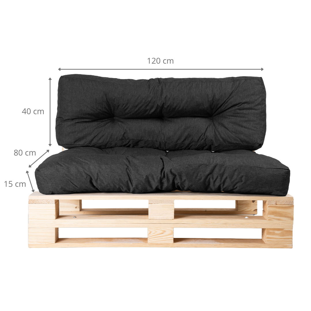 Conjunto Assento/Encosto Almofada Palete