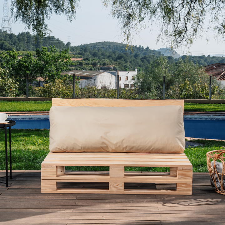 Almofada de Painel com Capa Impermeável Removível - Encosto 120x40 cm