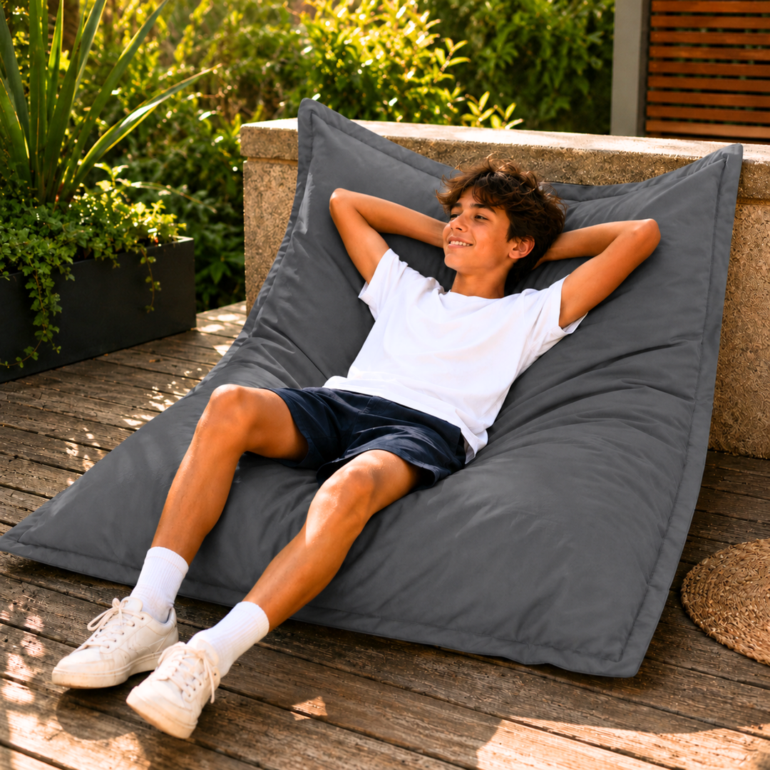 Puf de Exterior Impermeável com Capa Removível Anti-UV - 120x160 Cm