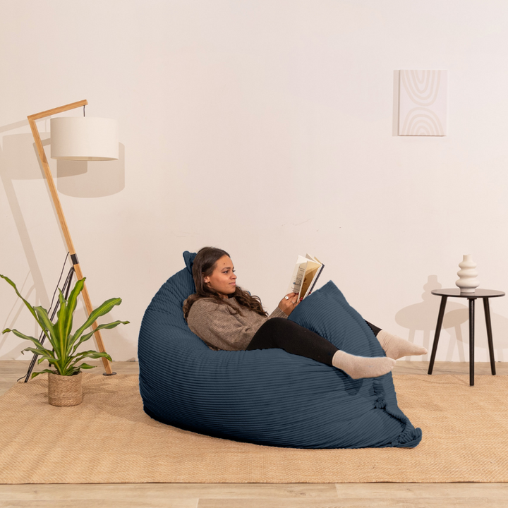 Capa de Puff em Veludo Cotelado - 140x180 cm