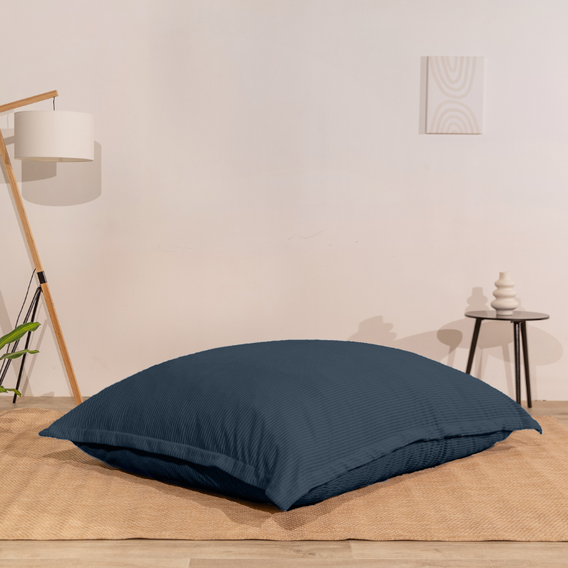 Capa de Puff em Veludo Cotelado - 140x180 cm