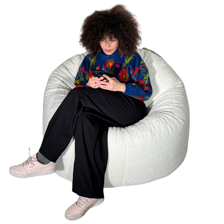 Puf de Bouclé - 100 Cm