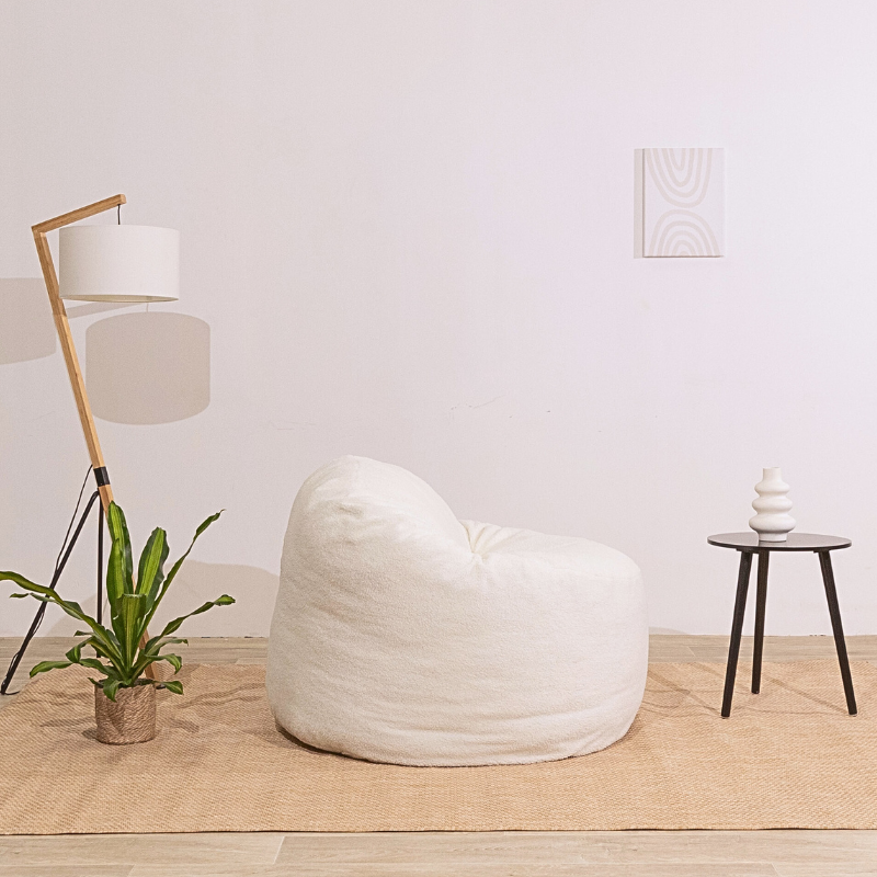 Puf de Bouclé - 100 Cm