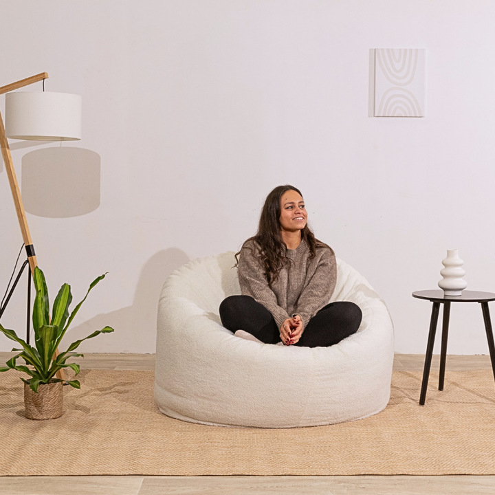 Puf de Bouclé - 100 Cm