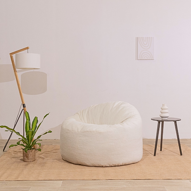 Puf de Bouclé - 100 Cm