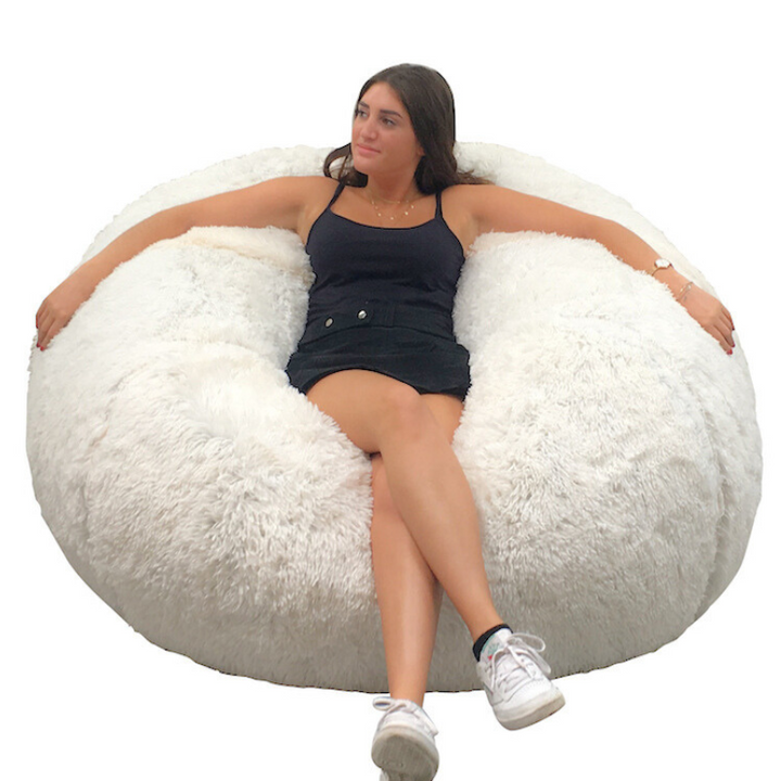 Puf Gigante em Pelo - 120 cm - Banabag
