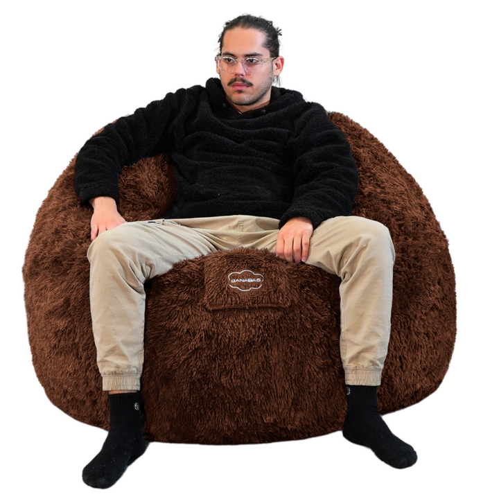 Puf Gigante em Pelo - 120 cm - Banabag