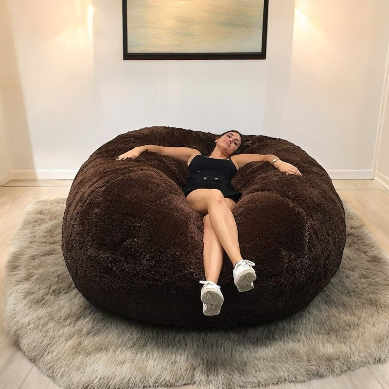 Puf Gigante em Pele - 160 cm - Banabag