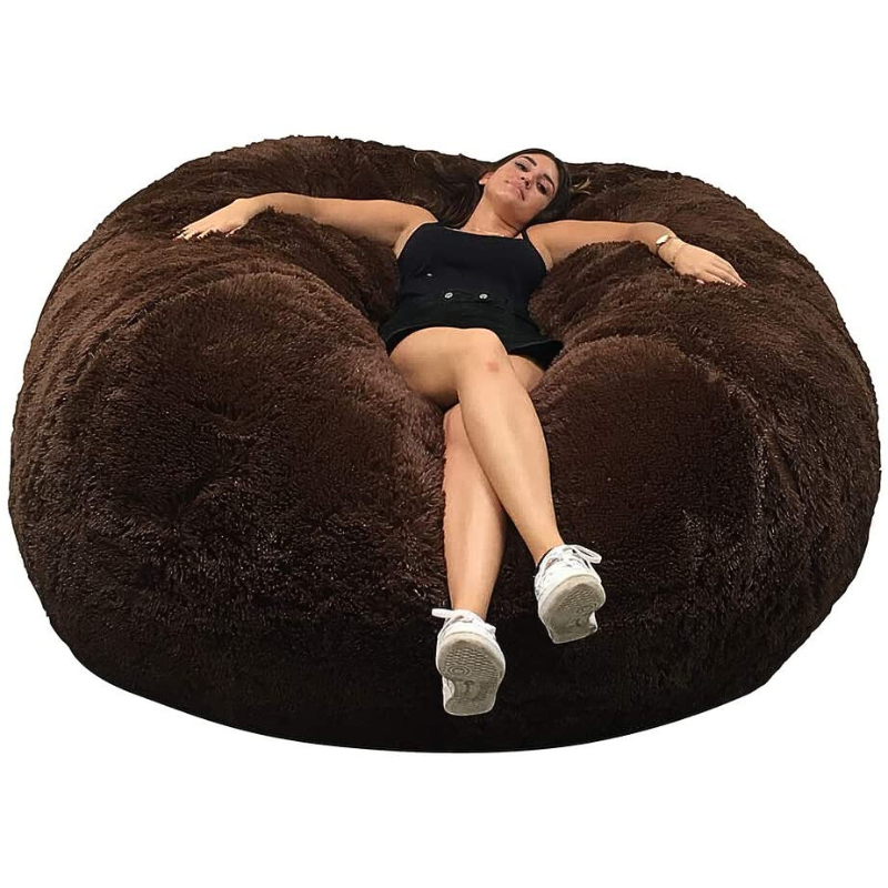 Puf Gigante em Pele - 160 cm - Banabag