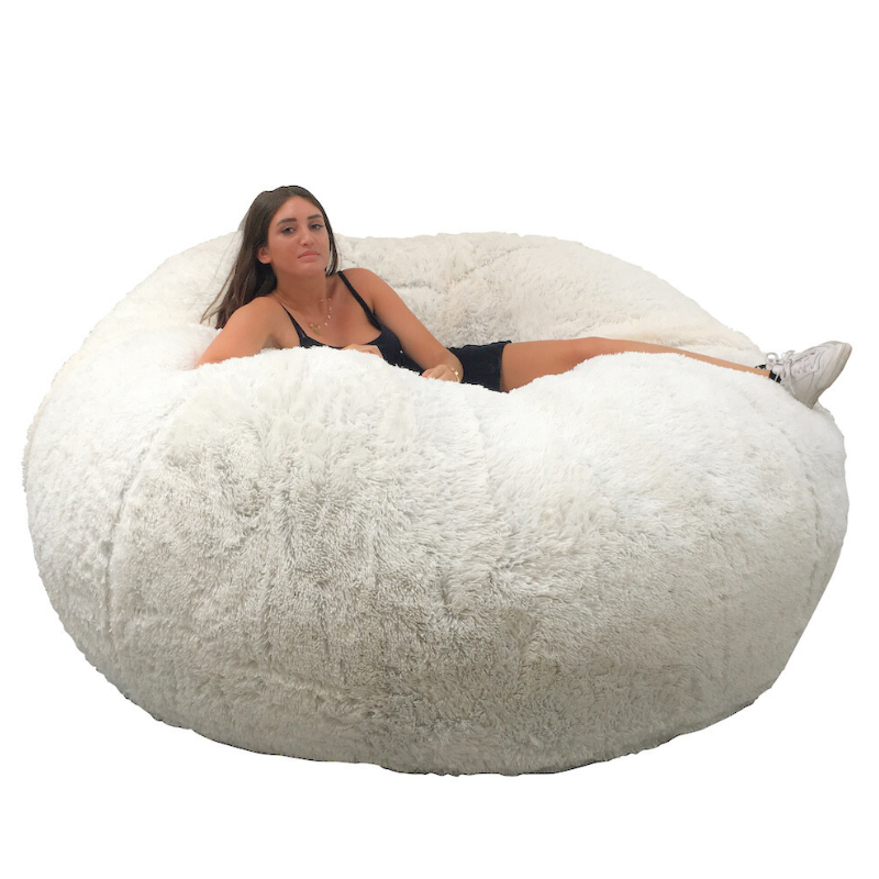 Puf Gigante em Pele - 160 cm - Banabag
